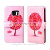 Printing Leather Case Leather Flip Cover For Samsung Galaxy S7 Case With Card Holder thumbnail-3