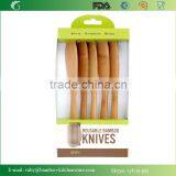 2015 Promotion Bamboo Wooden Long Hanlde Bread Mini Knife Spreader thumbnail-2