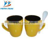 WITH LFGB CERTIFICATE Ceramic Mug With Spoon