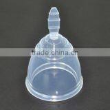 Transparent Shined Surface and Soft Reusable Cups for Lady Menstrual Period Wholesale thumbnail-1