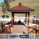 Wood Plastic Composite Wooden Garden Arbor
