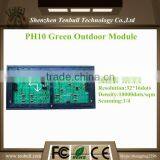 Outdoor Led Screen Panel P10 Green