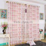 2015 home ideal curtain design floral print blackout curtain for living room, upholstery fabric for wedding decoration