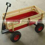 Wooden kids wagon baby carriage cart / bollerwagen TC4201