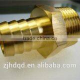 Threaded Connection With Sleeve for Rubber Hose Connector , High Performance Forged Brass Connector With Size of 1/4" 3/8" 1/2" thumbnail-6