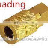 TRUFLATE (USA) TYPE FEMALE COUPLER WITH HIGH PERFORMANCE ,NPT 1/4" 3/8" 1/2" THREAD BRASS MATERIAL BRASS CONNETOR thumbnail-1