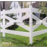 cross buck pvc horse fence