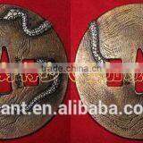Handmade Katana Sword With Damascus Steel Blade and Iron / Casting Zinc Alloy Tsuba JL942 thumbnail-3