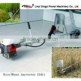 High Durable Good Quality 2 Stroke 40.2cc Mini Rice and Wheat Harvester From China thumbnail-2