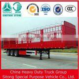 Chinese Factory Farm Truck Trailer Livestock Semi Trailer for Sale(Giving Trailer Parts) thumbnail-2