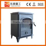 Indoor burning logs fireplace cast iron wood stove with good price
