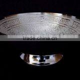 Promotional Gift New Year Gift Beautiful Silver Plated Brass Bowl thumbnail-1