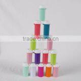 Pop Top Plastic Colorful Marijuana Vials Joint Tubes thumbnail-2