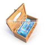 Imported High-Grade Pine Hollow Carved Flowers Napkin Box, Wooden Copper Buckle Chinese Style Tissue Box thumbnail-5