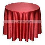Hotsale Red Damask Flower Table Cover for Hotel Restaurant Weddings thumbnail-1