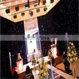 Made in China Fireproof Velvet Romantic Led Star Shine Curtain for Wedding thumbnail-6