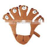 Cute Bear Bath Glove With Fingers thumbnail-1