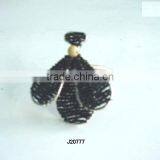 Glass Bead Napkin Ring Beads Can be in Any Colour thumbnail-1