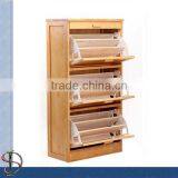 3 Tiers Storage Shoe Cabinet With Drawer thumbnail-1