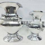 Home Decor Floor Vase , Antique Finish Vase , Tabletop Flower Vase , Metal Flower Antique Vase thumbnail-5