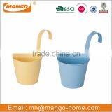 Colorful Powder Coating Ripples Iron Flower Pot thumbnail-3