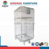 Multifunctional Cage Pallet, Metal Storage Cage With 4 Wheels, Stackble Metal Storage Cage thumbnail-3