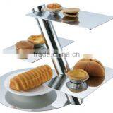 4 Layer Stainless Steel Buffet Display Shelf thumbnail-1