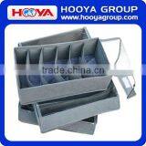 3 PCS No-woven High Quality Bamboo Charcoal Storage Box With Cups Storage Box thumbnail-1