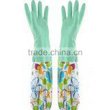 Long Velvet Gloves Housework Dishwashing Gloves Latex Rubber Gloves Thick Warm Laundry Gloves thumbnail-3