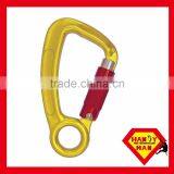 A140-22KSG Industrial Safety Forged Aluminum Captive Eye CE Standard Screw Gate Quicklock Locksafe Carabiner thumbnail-3