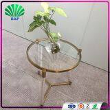 New Fashion Acrylic Coffee Table Small Round Table Home Furniture Metal Table thumbnail-3