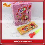 Lighting Heart Shape Sweet Lollipop With Whistle thumbnail-1