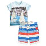 2017 Children Clothing Manufacturers China Wholesale Boys 2pcs Suit Set for Summer thumbnail-1