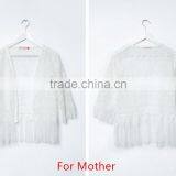 Good Quality Fashion Hollow Out Tassel Solid Color Shawl thumbnail-1