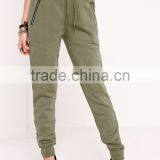 Latest Lady Fashion Khaki Jogger Pants 2016 thumbnail-3