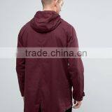 2017 Xinlan Manufacturer High Quality New Design Autumn Durable 100% Cotton Burgundy Running Casual Men Jacket thumbnail-2