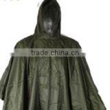 Reusable Emergency Military Plastic Raincoat Rain Poncho With Customized Logo thumbnail-2