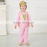 Halloween Pumpkin Baby Girl Outfit Dress Top & Ruffles Pants Polk Dot Baby Cotton Outfits thumbnail-5