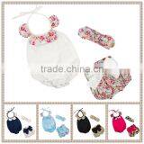 Factory Supply Baby Romper Set Wholesale Kids Cheap Price Garment Boutique Children Girls Summer Clothing Set