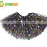 3layer Fluffy Halloween Purple Sliver Spider Girls Tutu thumbnail-4