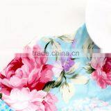 Vintage Round Collar Floral Girl Dress Handmade Baby Girls Dresses Frock thumbnail-4