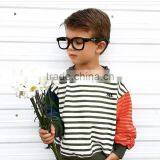 1-7 Years 2017 New Wholesale Cotton Full Sleeves Stripe Kids Boys Girls Coats (pick Size ) thumbnail-1