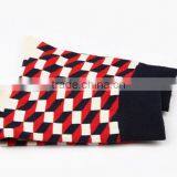 Customized Your Own Brand Design Jacquard OEM Logo 75% Polyester 24% Cotton 1% Spandex Young Men Sport Tube Socks thumbnail-2