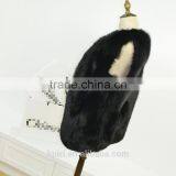 2017 New Fluffy High Quality Real Fox Fur Vest Women in Blue and Red PC-256 thumbnail-4