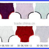 Wholesale Soft Infant Clothes Navy Plain Color Lace Free PP Pants Newborn Baby Boy Beach Shorts Type Diaper thumbnail-6