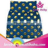 Wholesale latest sequin dot kids ruffles skirt colorful pettiskirts tutu for kids