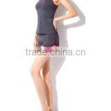 Red Summer Women Yoga Coordinates Wear Modal Sport Clothes thumbnail-2