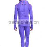 Seamless Sportswear Hoodie Suit for Men's With Thumbholes and Tight Legging thumbnail-2