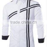 Wholesale Walson Men Shirts Long Sleeve Casual Male Dress Shirts Slim Fit Clothes thumbnail-1