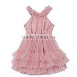 Ruffled Chiffon Dance Princess Dress Lastest Kids Frock Design for Girls thumbnail-2